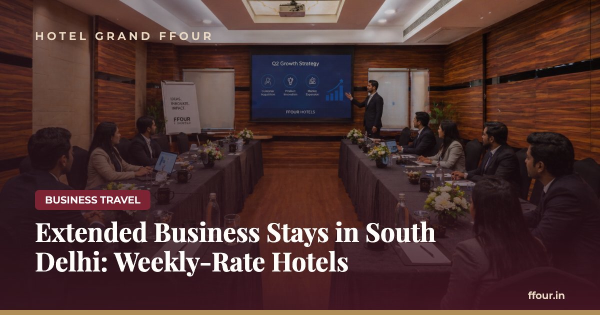 Extended Business Stays in South Delhi: Weekly-Rate Hotels
